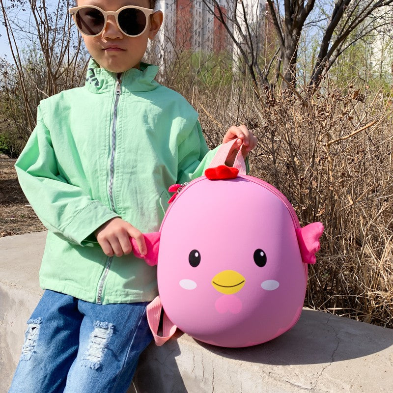 ~Anti-lost Backpack Cartoon Kindergarten Baby Boys Girls Children Eggshell Cute Small Backpack http://detail.1688.com/offer/963317968098.html