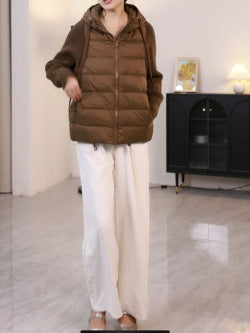 Anchor Red Autumn Winter New High-Quality Wool Base Shirt Women's Half Turtleneck Superfine Wool Sweater Korean Style