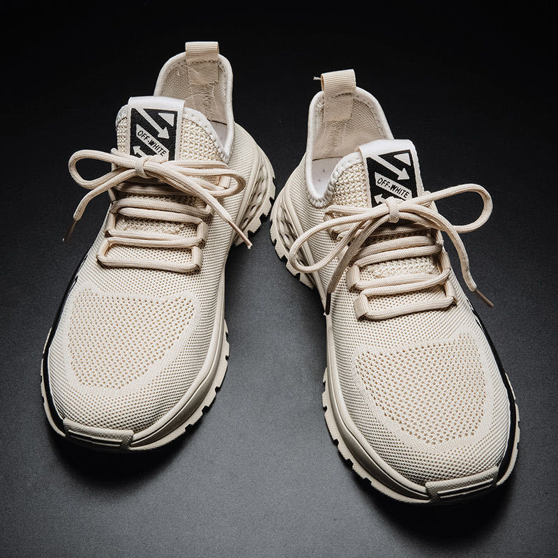 Men's Sneakers2024Spring New Trendy Casual Shoes Running Shoes Couple Shoes Mesh Flyknit Shoes Export