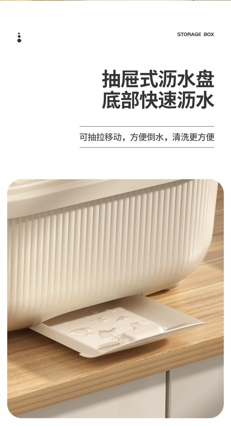 Bowl and Chopstick Storage Box with Lid, Draining Bowl Rack, Dish Plate Box, Baby Bottle, Tableware, Kitchen Household Bowl Cabinet
