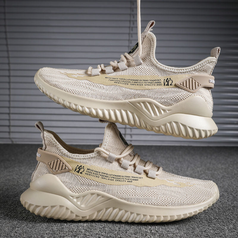 Men's Sneakers2024Spring New Trendy Casual Shoes Running Shoes Couple Shoes Mesh Flyknit Shoes Export