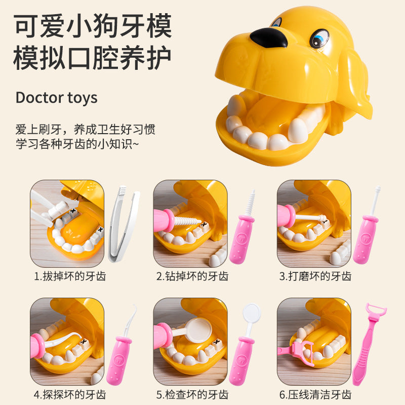 Children's Doctor Toy Set Tools Medical Kit Boys and Girls Pretend Play Nurse Injection Stethoscope Baby