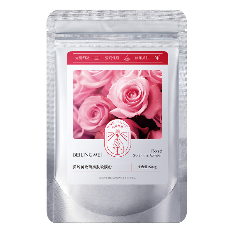 Beauty Salon Hot-Selling Rose Soft Mask Gel Soft Mask Powder Hydrating Brightening Cleansing Pore Minimizing Peel-Off Mask