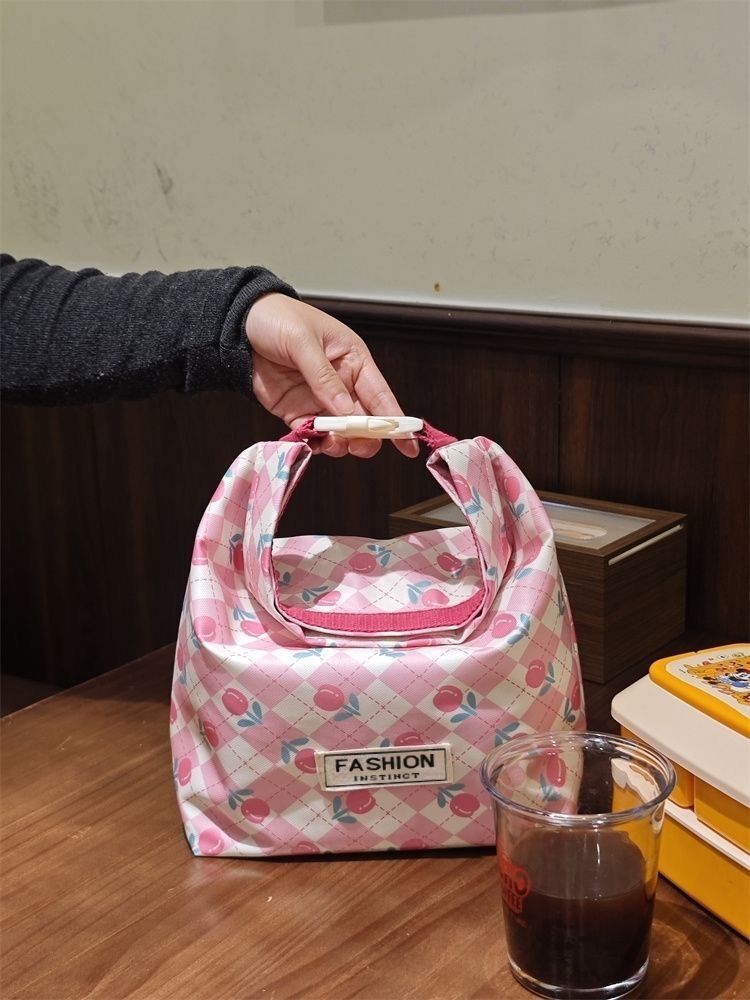 New Cartoon High-Value Aluminum Foil Insulated Student Lunch Bag Versatile Artistic Handheld Waterproof Office Worker Lunch Box