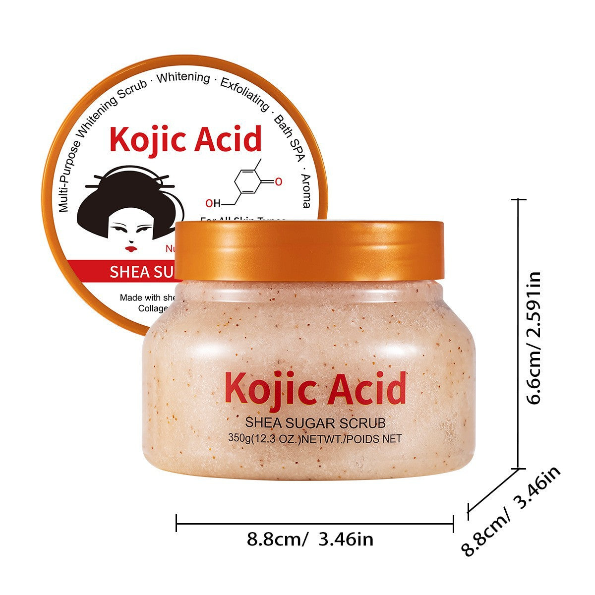 Foreign Trade Kojic Acid Series Full English Body Lotion Long-lasting Fragrance Facial Deep Hydration Moisturizing Cream Cross-border Skincare Products