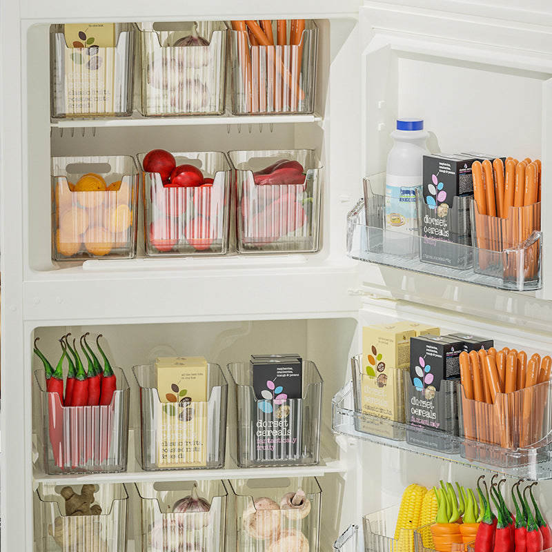 Refrigerator Side Door Storage Box Kitchen Storage Box Packing Organizer Box Food Grade Ginger Garlic Sundries Storage Storage Box