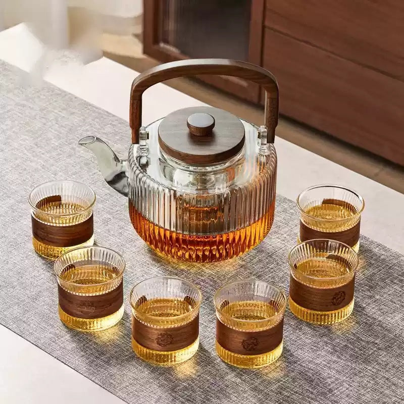Glass Steaming Teapot 2025 New Kettle Electric Ceramic Stove Tea Set
