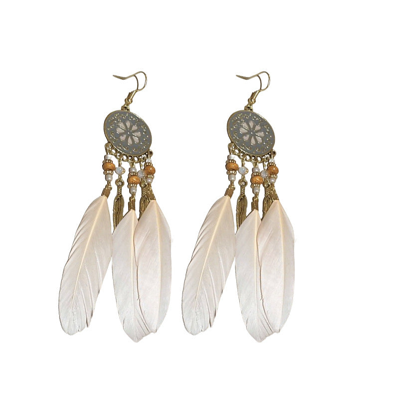 Bohemian Style Earrings for Women2025New Hot-Selling High-End Ethnic Style Unique Exaggerated Earrings Elegant Ear Jewelry