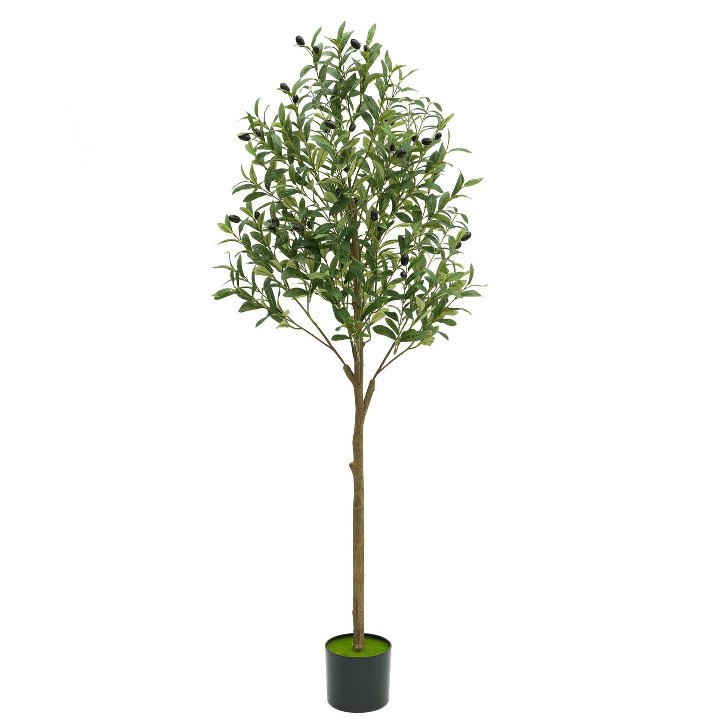 Artificial Plants Amazon Foreign Trade Wholesale Fake Tree Potted Artificial Olive Tree Indoor Large Green Plant Floor Ornament