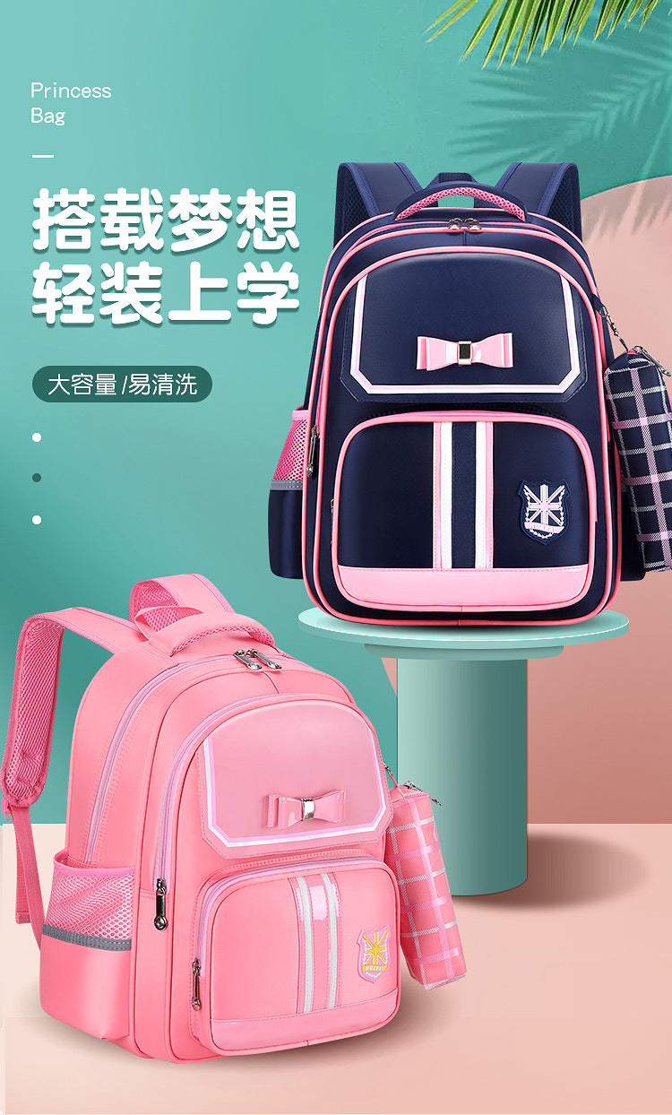 【Get Pencil Case for Free】Back-to-School Season Elementary School Student Backpack for Children1-3-6Grade Backpack6-9-12First Birthday Bag http://detail.1688.com/offer/651534241023.html