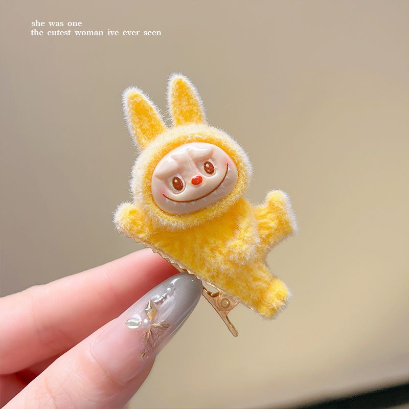 Cute Labubu Doll Hair Clip – Adorable Cartoon Accessory for Girls