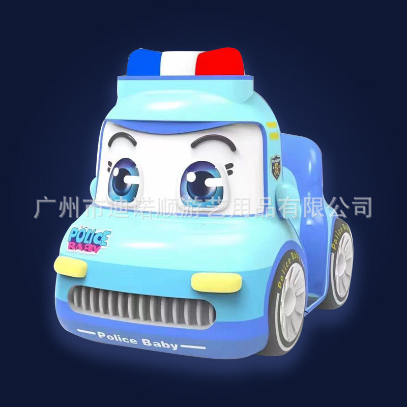 New Model Children's Coin-Operated QR Code Electric Airplane Motorcycle Police Car Rocking Car Commercial Fiberglass Swing Machine Game Machine