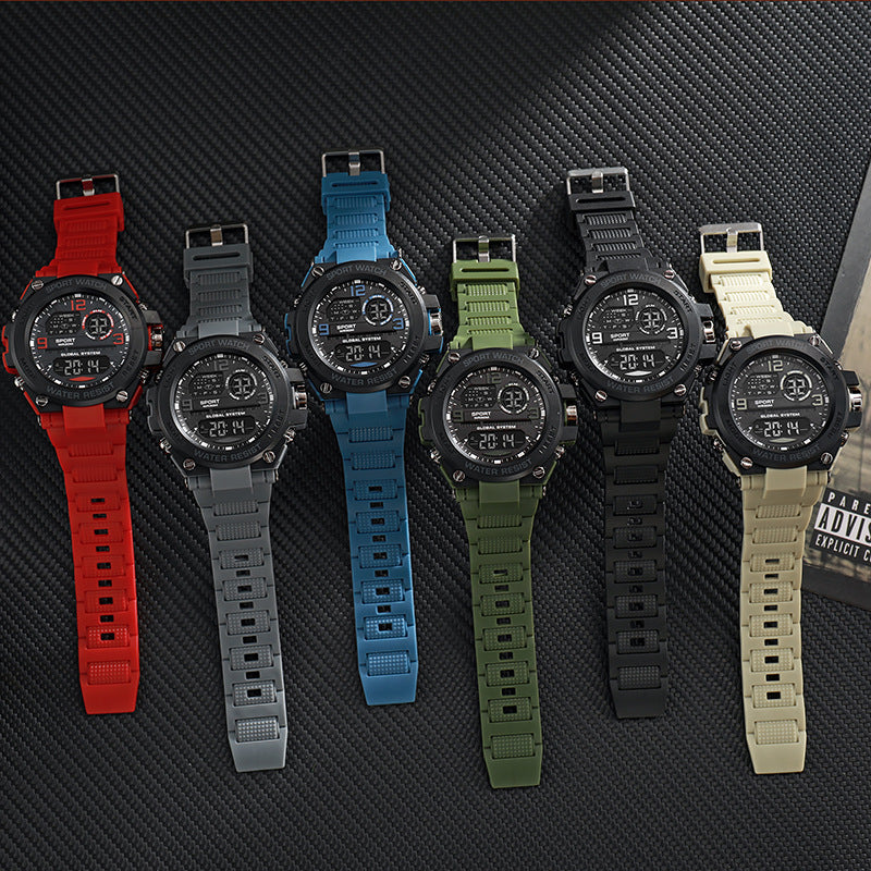 Men's New Series Electronic Watch Special Forces Style Digital Student Watch Men's Anti-fall Alloy
