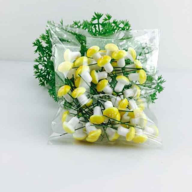 Simulation Plant 60A pack of colorful small mushrooms Special Offer Foam Mushroom Micro Landscape Potted Plant Accessories Ornaments