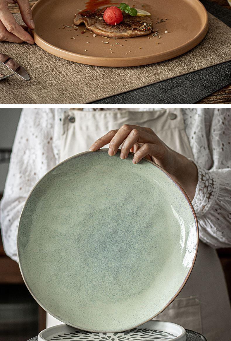 dinner plates ceramic steak plate dishes Western-style Dinner Plate western food