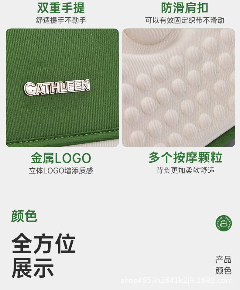 New Cloud Large Capacity Waterproof Shoulder and Waist Protection Backpack for Back-to-School Season, Campus Hot Sale Direct Sale http://detail.1688.com/offer/950588874345.html