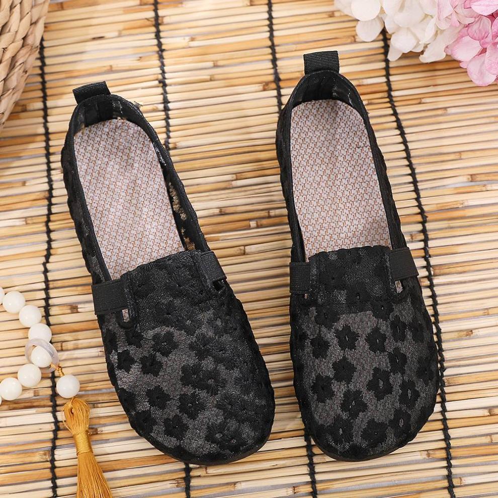 Summer New Beijing Cloth Shoes High-Quality Hot-Selling Comfortable Women's Shoes Thin Breathable Non-Suffocating Flat Soft Sole Shoes