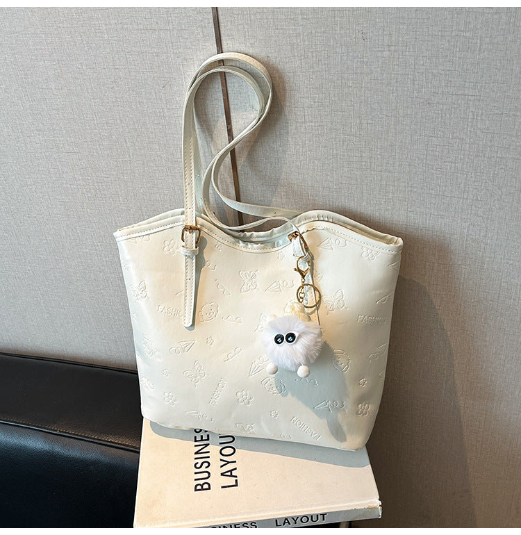 Women's High-Grade Bag2025Spring Birthday Gift Puppy Tote Bag Large Capacity Women's Bag Commuting Crossbody Bag