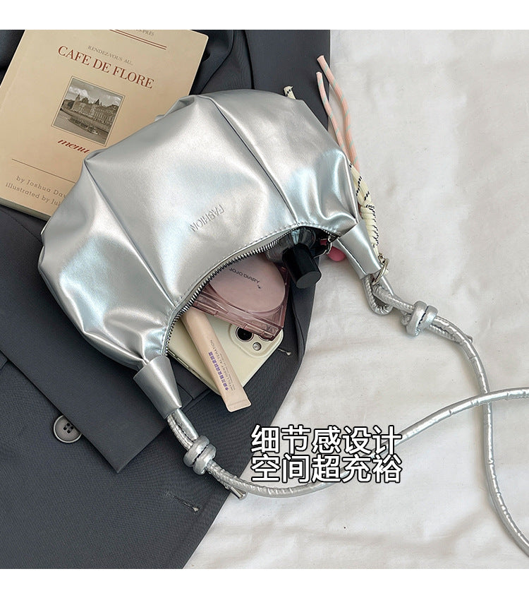 High-end Underarm Bag for Women2025New Trendy Fashion Versatile Casual Single Shoulder Bag Crossbody Dumpling Bag
