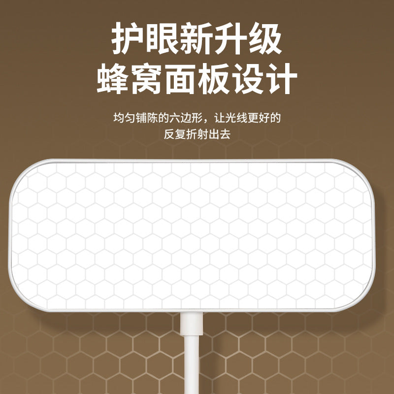 Cross-border Study Clip-on Desk Lamp Bedside Lamp Bedroom Dormitory Rechargeable Eye Protection led Reading Lamp Student Gift
