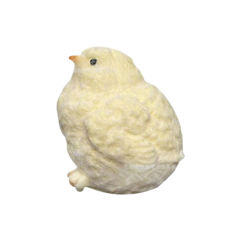 【Same Low Price】Silicone Chick Squeeze Toy Handmade Chicken Doll Stress Relief Funny Little Red Book Style Plush Toy