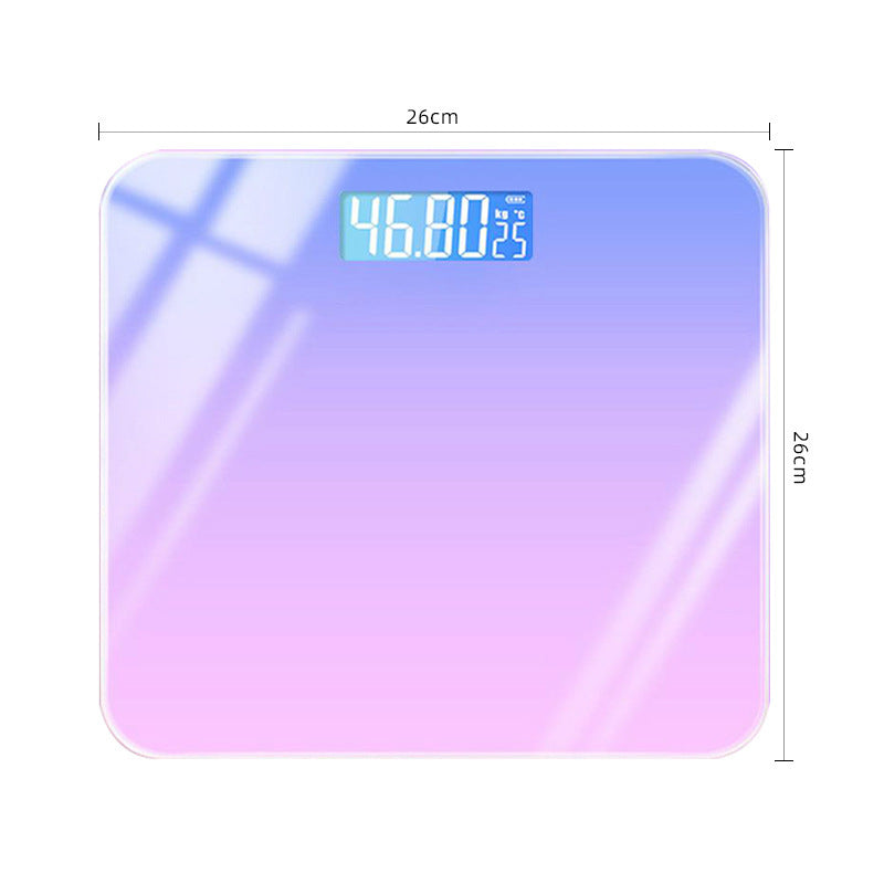 Home Rechargeable Body Weight Scale Body Fat Scale Adult Gradient Body Scale Precision Health Scale Electronic Scale with Printing Function LOGO