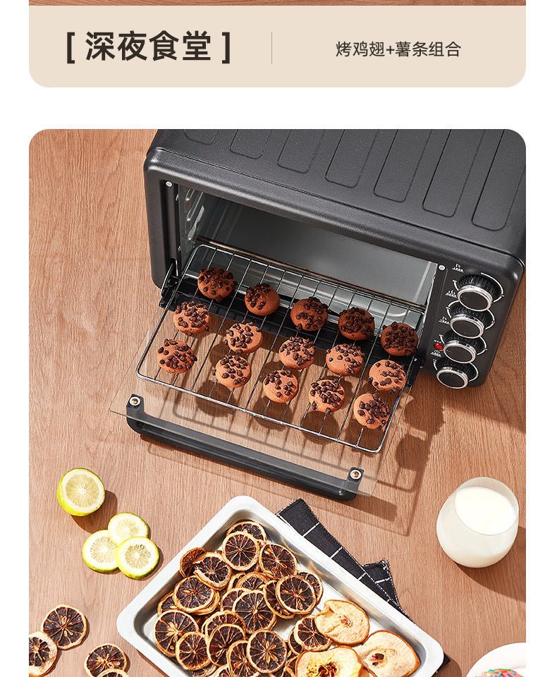 Chigo22Shengduo Knob Electric Oven Household Multi-Functional Baking Dormitory Kitchen Bread Machine Source Factory