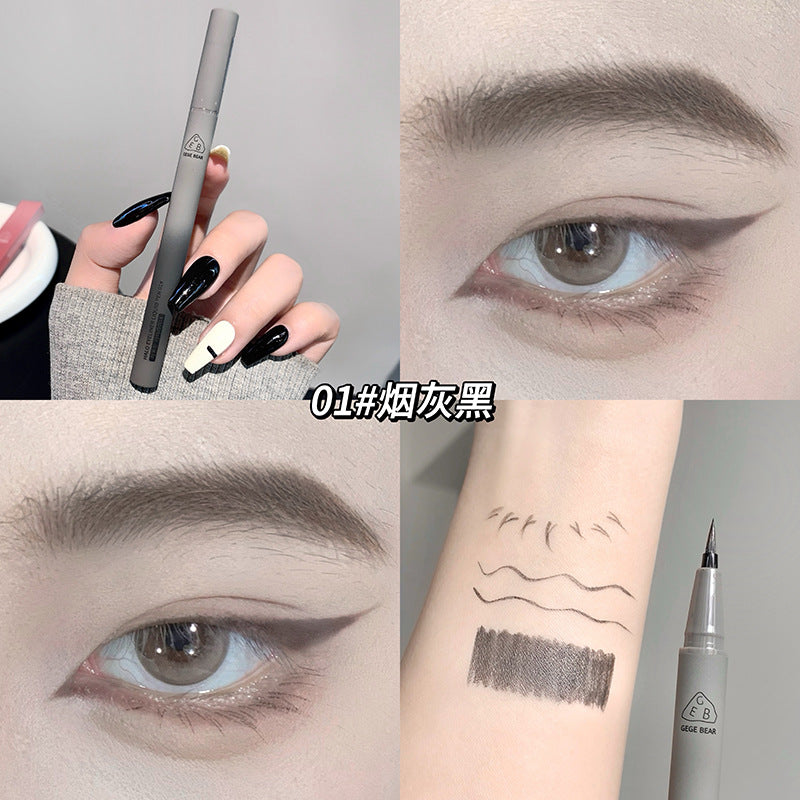 Gege Bear Halo Liquid Eyeliner Pen Colorful Eye Contouring Long-lasting Smooth Ultra-fine Cross-border Makeup