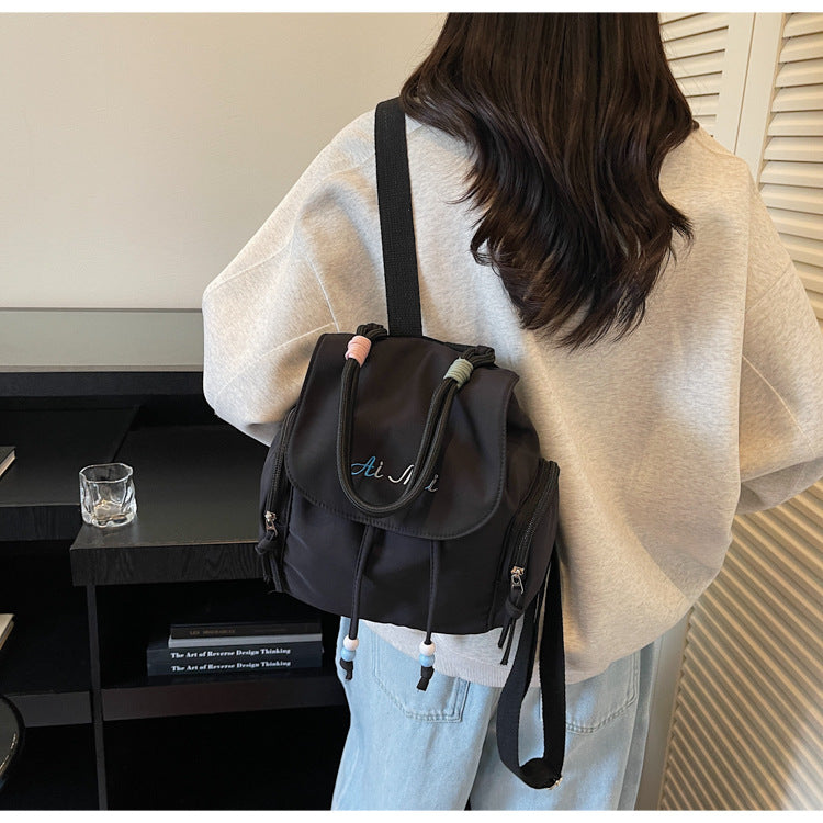 Foreign Order Fashion Super Popular Fresh Style Women's Backpack2025New Trendy and Stylish Handbag Commuting Small Backpack for Women
