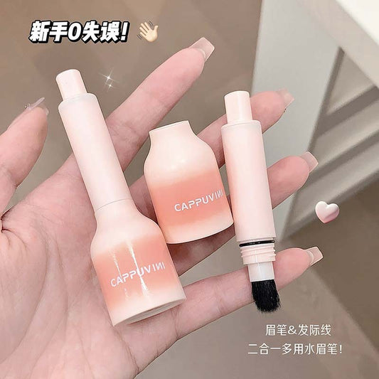 Cappuvini Large Eyebrow Brush Dye Eyebrow Cream Fluffy Water Eyebrow Pencil Dye Eyebrow Wild Eyebrow Hairline Pencil Press Cushion286