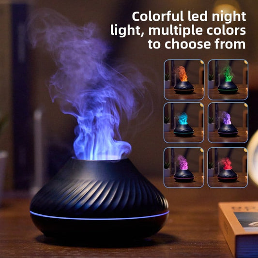 Flame Aromatherapy Machine Office Desktop Humidifier Car mounted Automatic Spray Fragrance Home Essential Oil Diffuser