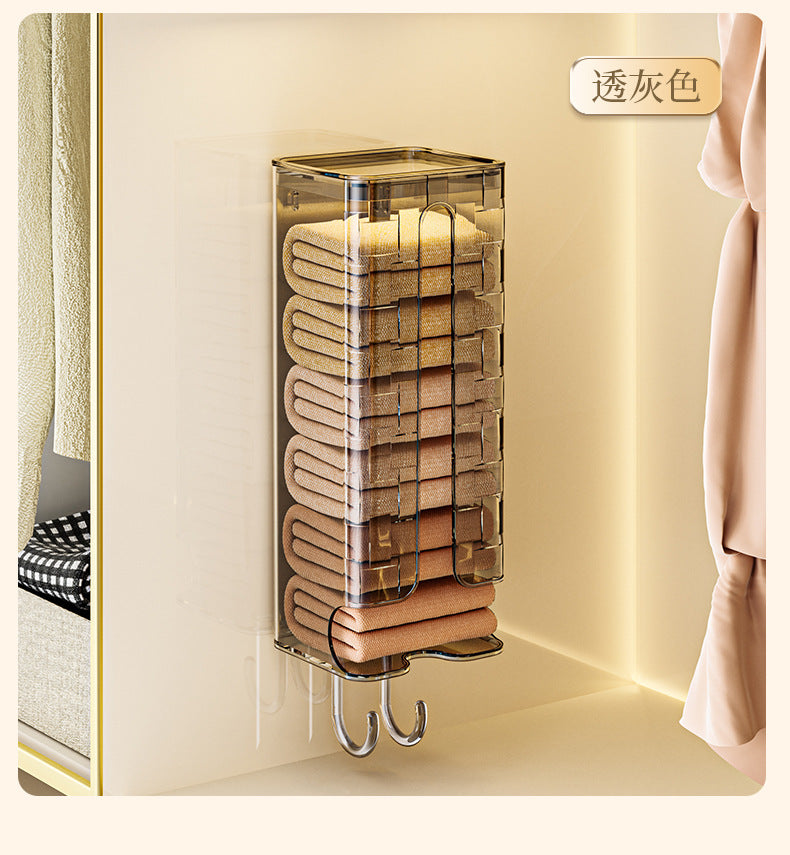 Socks and Stockings Storage Box for Home Entrance Bedroom Wall-Mounted No-Drill Organizer Underwear Storage Box