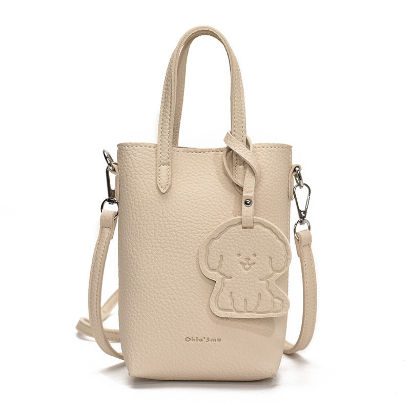 Women's Bag Single Shoulder Crossbody Bag Versatile Handbag New Simple Style Basket Fashionable Spring2025Fashion