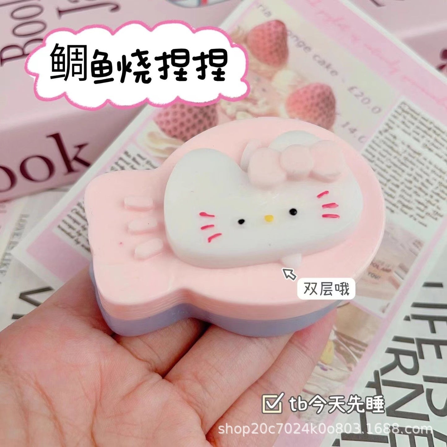 【Same Low Price】Silicone Chick Squeeze Toy Handmade Chicken Doll Stress Relief Funny Little Red Book Style Plush Toy