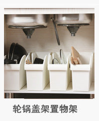 Cabinet Inner Layered Storage Rack Kitchen Countertop White Desktop Storage Rack Organizer Shelf for Seasonings, Bowls, Plates, and Cookware