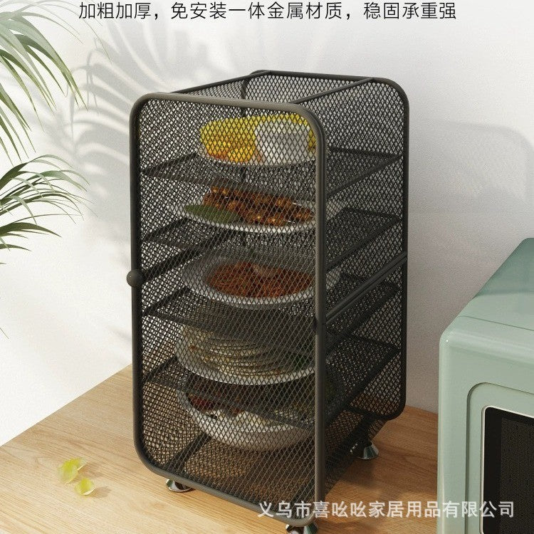 Table Cover for Dishes, New Household Dining Table Leftover Storage Cabinet, Food Cover to Prevent Flies and Mosquitoes, Food Storage Rack