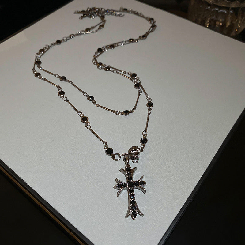 Vintage Distressed Starfish Metal Pendant Necklace Bohemian Ethnic Style Choker Collarbone Chain Vacation Style Necklace for Women