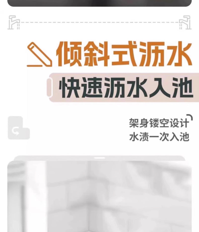 Kitchen Dish Rack Pool Detergent Sponge and Cloth Storage Rack Fabulous Draining Gadget Steel Wire Ball Sink Storage Rack