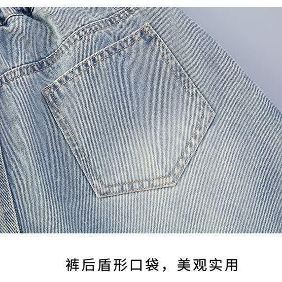 Children's Denim Skirt Short Thin Style2025 for Older Children Student Version Mid-Length Shorts