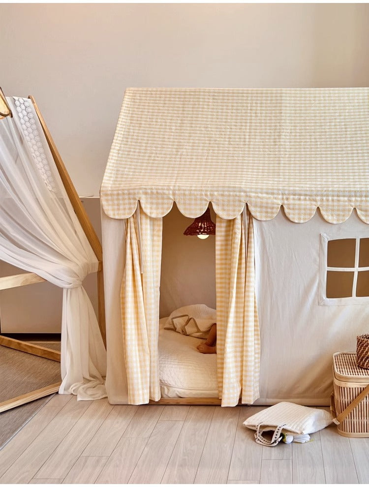 South Korea INS Children's Tent Indoor Playhouse Boys and Girls Home Toy House Small House Castle Bed Separation Artifact