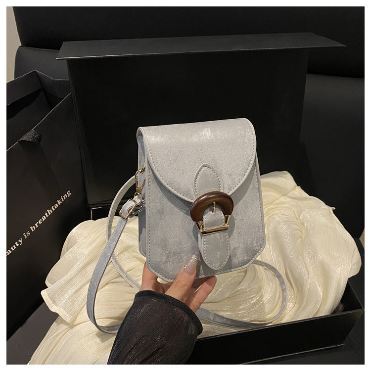 High-end design crossbody bag mini handbag tote bag2025Women's New Fashion Single Shoulder Small Bag Stylish Phone Bag