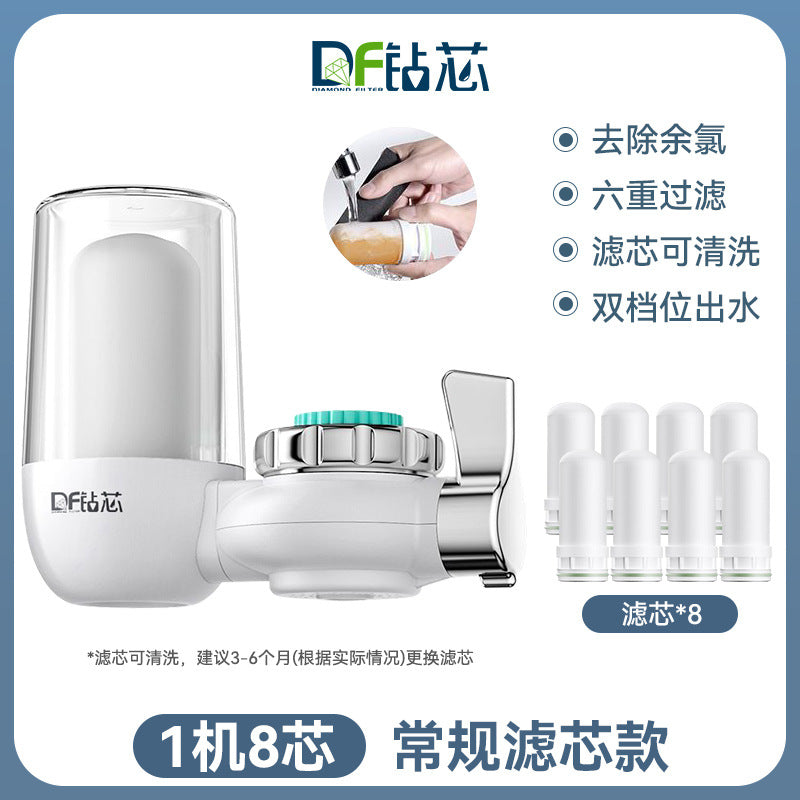 Faucet Water Purifier Water Filter Kitchen Tap Water Filter Direct Drinking Single Outlet Ceramic Filter Cartridge Wholesale