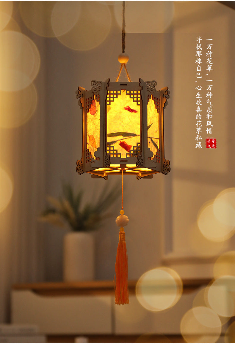 Mid-Autumn Festival Lantern Handheld Lantern for Children diy Handmade Material Kit Rabbit2025New Parent-Child Handmade Handbag