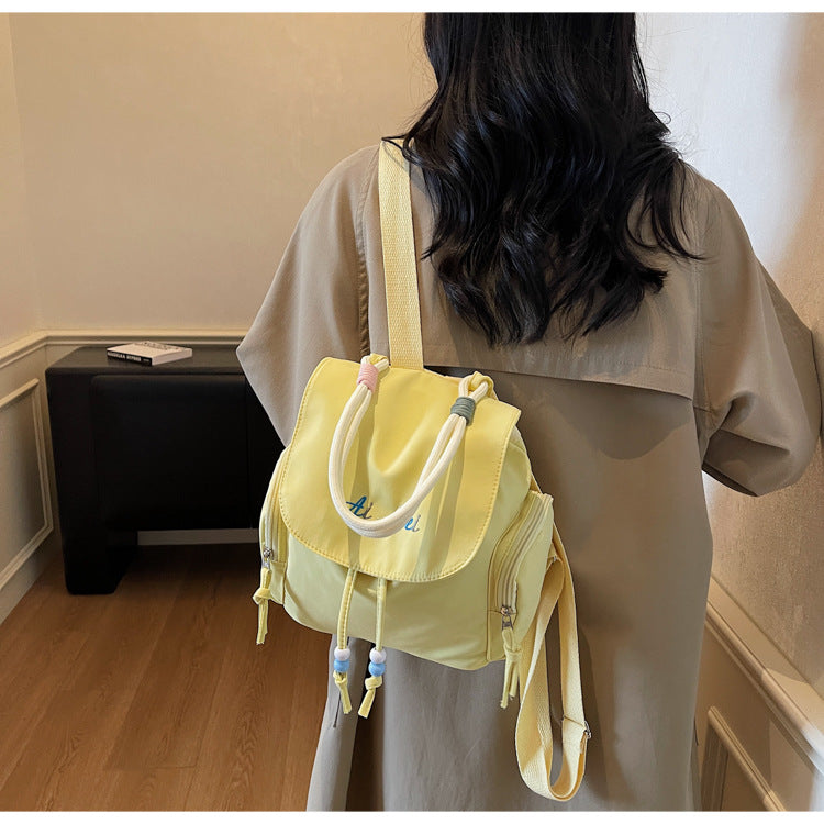 Foreign Order Fashion Super Popular Fresh Style Women's Backpack2025New Trendy and Stylish Handbag Commuting Small Backpack for Women