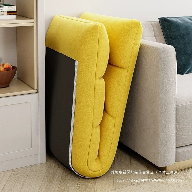 Lazy Sofa Tatami Single Folding Bed Backrest Seat Student Reclining Balcony Chair Single Recliner Cushion