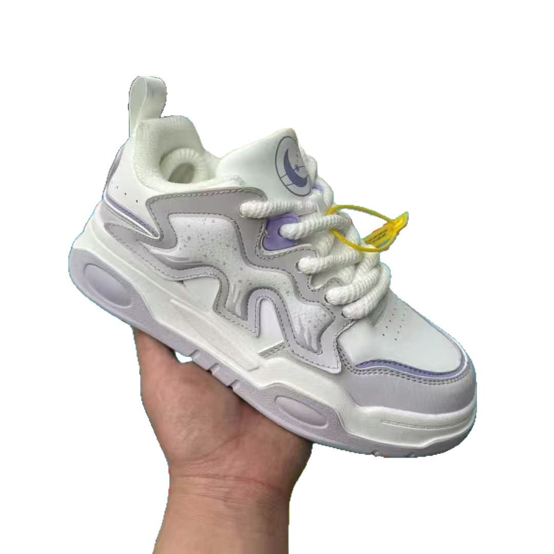 New Student Daisy Bread Shoes High Appearance Comfortable High Street Patchwork Versatile Height-Increasing Trendy Design Fashionable Unisex Shoes