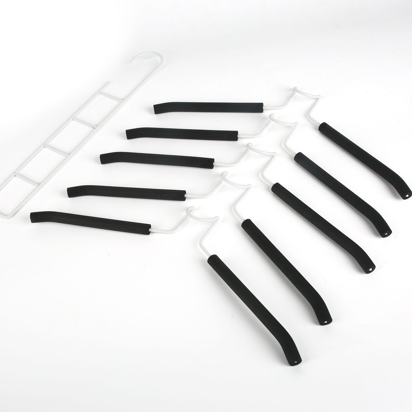 Multifunctional Multi-layer Folding Hanger for Home Dormitory Storage, Clothes and Pants Rack, Wardrobe Pants Rack with Special Hooks