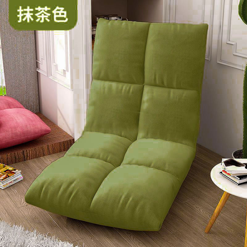 Lazy Sofa Tatami Single Folding Bed Backrest Seat Student Reclining Balcony Chair Single Recliner Cushion