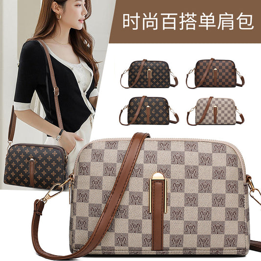 2834Yagelaisi Bag for Women New Simple Versatile Shoulder Bag Retro Trendy Crossbody Women's Bag Phone Bag