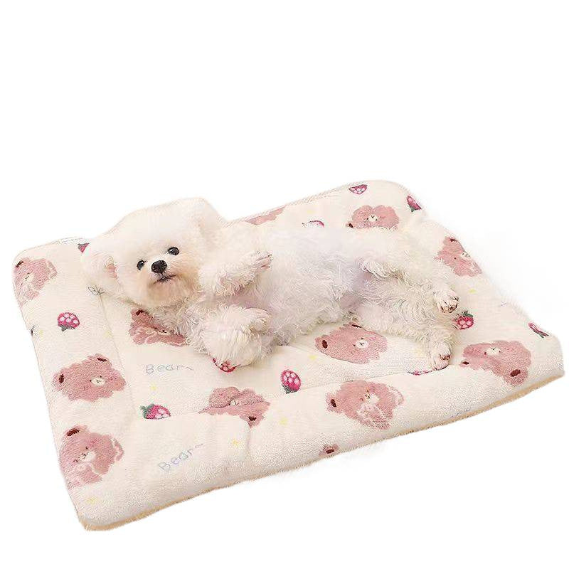 Pet Cat Mat Autumn Winter Thickened Cat Dog Sleeping Mat All-Season Blanket Puppy Nest Cat Nest Cat Cage Su Hong